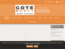 Tablet Screenshot of cotemarly.com